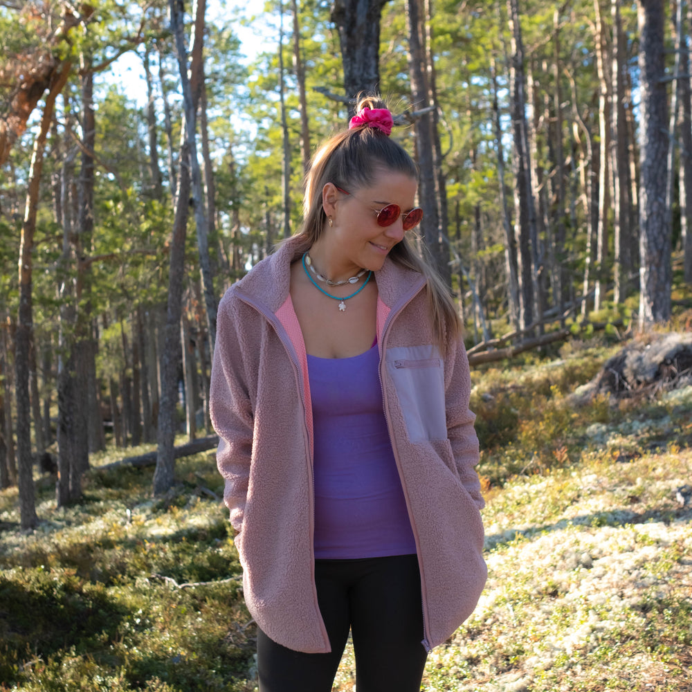 Pile fleece - Pink