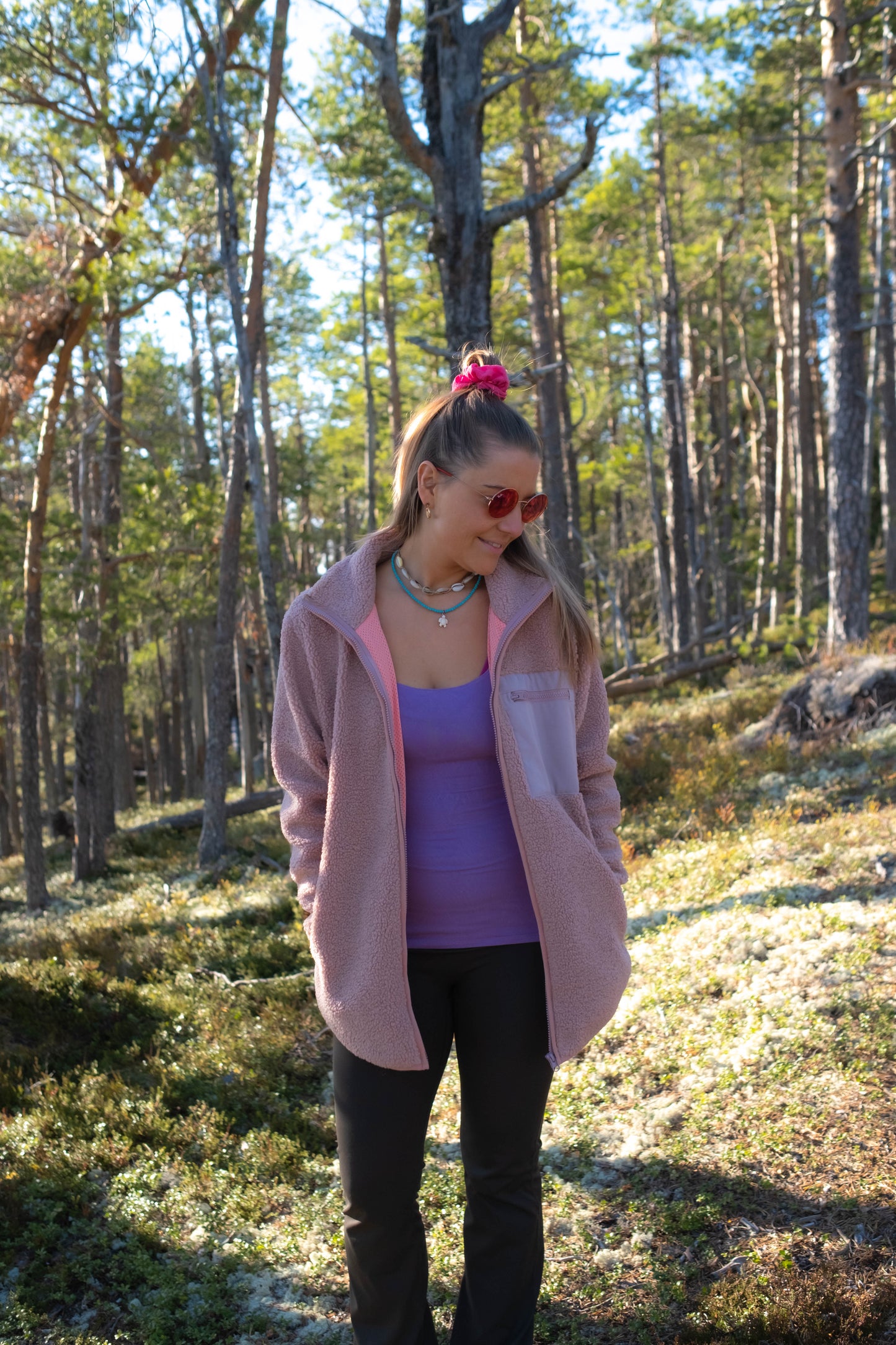 Pile fleece - Pink